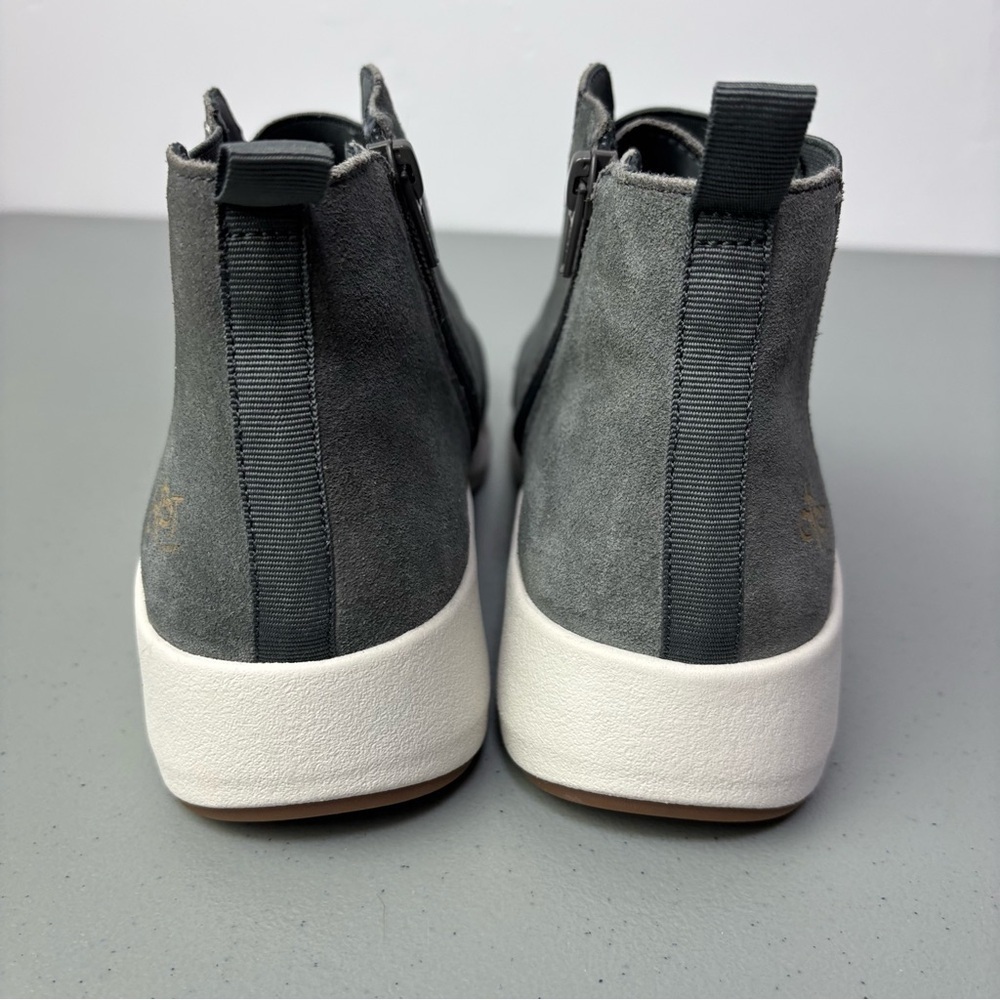 OTBT Sneaker Bootie Women's Gray Zip Closure Bethel 9M Suede Neutral - Picture 6 of 12